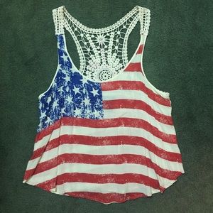 Rue 21 American Flag Tank - Medium